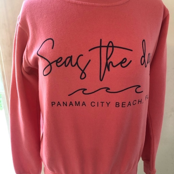 Pacific & Co Tops - Panama City , Florida - Pink Sweatshirt - Size Small.